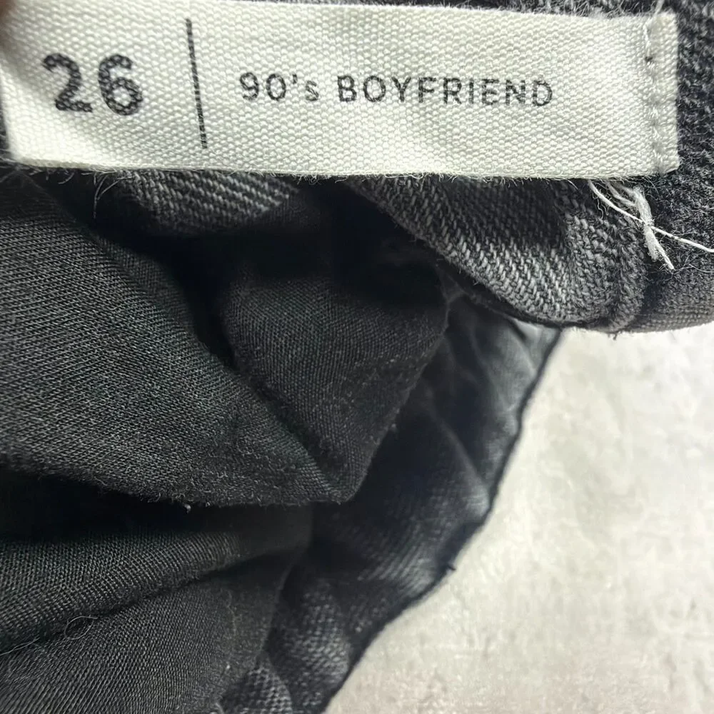 Pacsun 90’s Boyfriend Jeans Size 26 Gray Acid Wash